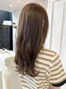 キャアリー(Caary) 福山人気10代20代30代ブリーチなし艶髪まろみベージュオリーブ