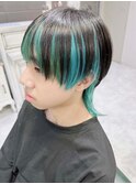 ウルフインナーカラー/デザインカラー
