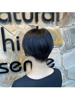 ナチュラルハイセンス 本店(natural high sense) 前下がりショート×Nブラック 似合わせカット/町屋駅