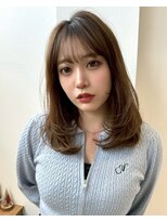 ロンドリゼル 札幌(Lond RiseL)&nbsp;ミディアムレイヤーカット/レイヤー/顔周り/韓国/髪質改善/札幌