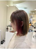 ダブルカラーピンク＆べージュ！