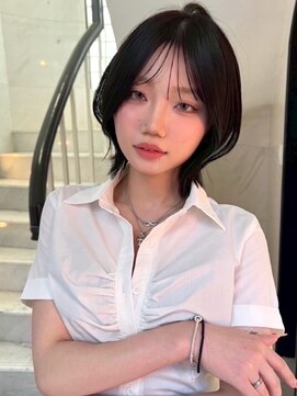 サイン 表参道(SIGN) 韓国へアグレージュカラーブリーチ無し髪質改善透明感カラー