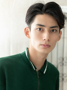 モッズヘア メン 上尾東口店(mod's hair men) ツーブロック黒髪アップバングリクルートスマートマッシュI上尾