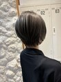 アグ ヘアー フィンカ 薬院店(Agu hair finca)&nbsp;ショートボブ × グレージュ