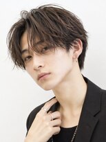エイド 本店(aid)&nbsp;ニュアンスアップバングショートメンズミディアムビジネススーツ