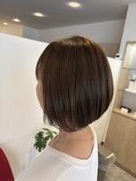 アズールサン 草加西口店(azule-sun) ショートボブ,アッシュベージュ,艶カラー【草加】