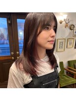 アズグロウヘアー(AS GROW HAIR) インナーカラー【レッドパープル】