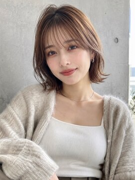 ノア 三宮店(NOA) 【NOA】小顔くびれレイヤーボブ×顔まわりレイヤー