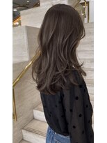 オーガル 栄店(ORGAR) 大人のくすみベージュ×柔らかレイヤーロング