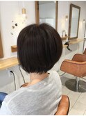 お手入れ楽!!小顔ショートボブ