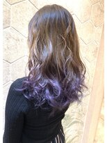 エイクス ヘア デザイン×美髪クリニック 千葉(AQs hair design)&nbsp;グラデーションパープル【AQs松尾和樹】