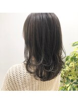 大人可愛い20代30代40代☆暗髪小顔レイヤーカットで軽やかに
