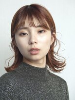 スギヘアデザイン(SUGI HAIR DESIGN)&nbsp;大人ウルフ×オレンジブラウン