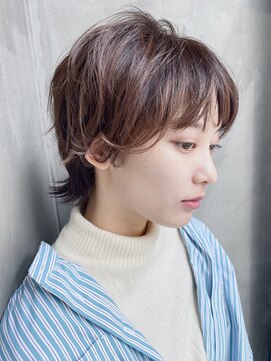 ローリー(Rowlly) - ナチュラルウルフ ショート- SIDE