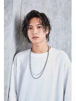 メンズサロンドットリアン(dot. lien)&nbsp;スパイラルパーマ/メッシュ/かき上げバング【町田/町田駅】