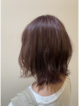 ヘアー デザイナーズ サロン アヴァンセ(HAIR DESIGNER'S SALON AVANCE) くすみピンクカラー☆