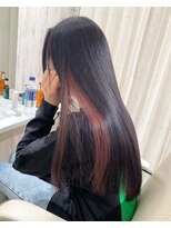 フリーラ 表参道(freera)&nbsp;@kamiishi＿freera インナーピンク　艶髪ロング