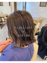 ミルク(MILK) *白髪ぼかしハイライト*