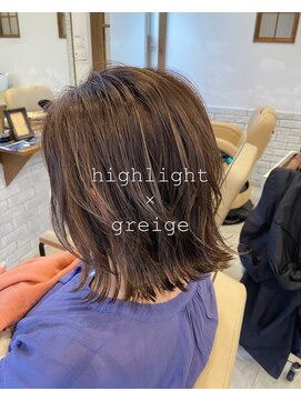 ミルク(MILK) *白髪ぼかしハイライト*