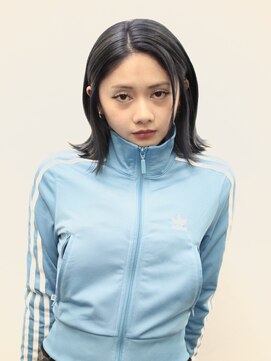 ココ 本八幡(KOKO) 黒髪クラゲヘアーオリーブグレー小顔ココアベージュショート