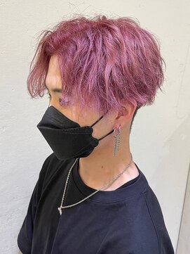 バース バイ ハピネス(BIRTH by happiness) ピンクカラー 韓国風センターパート