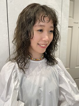 ロンドシエル 横浜(Lond ciel) レイヤーパーマ/顔周り/ウェーブヘア/横浜