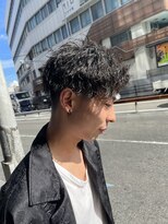 アヴァンス 天王寺店(AVANCE.) 【メンズ特化】ソフトツイスト×かきあげ×ツーブロック