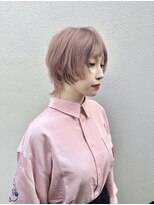 アデプト 綾瀬店(adept)&nbsp;ピンクアッシュ/ショートウルフ【綾瀬/北千住/亀有】