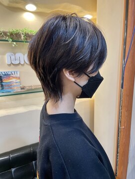 ラウンジ モリオ イケブクロ(Lounge MORIO Ikebukuro) メンズライクなショートウルフ/前髪ありショートウルフ◯