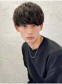 ソフトツイストパーマ韓国マッシュパーマツーブロック
