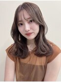レイヤーカット*まろベージュカラー*透明感ブリーチなしカラー