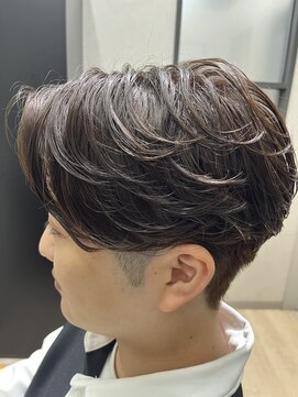 フレーム 博多店(FRAME) センターパート×ナチュラルパーマ