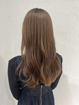 シェリ(Cheri) 【ブリーチあり】赤みを抑えた柔らかグレージュカラー