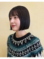 スニュウ(snuw)&nbsp;(snuw_hotaru)レイヤーボブマロンベージュラベンダーミルクティ