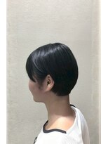 アクセ 20代30代40代大人可愛い森ガール風小顔ワンサイドショートボブ