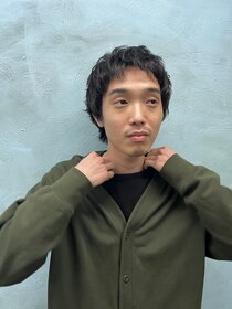カー(KAH) メンズカット　メンズパーマ　癖毛風　ショート