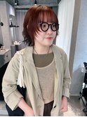 髪質改善　外はねボブ　ハイトーン　イメチェン　ワイドバング