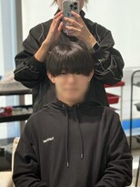 オーシャントーキョー 渋谷(OCEAN TOKYO)&nbsp;ナチュラルマッシュ韓国ヘア刈り上げショートツーブロック