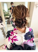 浴衣ヘアセット/シニヨン/ヘアセット