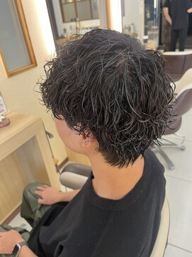 ゼンコー アオヤマ(ZENKO Aoyama) ツイストスパイラル/縦落ち/マッシュ/刈り上げ/シャドウパーマ