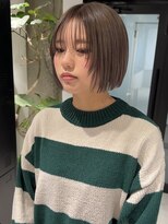 ヨーク(YOKE)&nbsp;【YOKE】ミルクティーベージュヘーゼルベージュレイヤーボブ