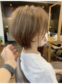 【畑中正敏】愛されショートボブ艶髪/似合わせカット