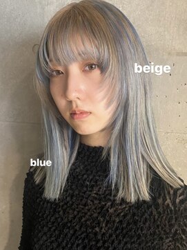 ベル バイ マグ 諏訪店(belle by Mag) ホワイト×ペールブルー