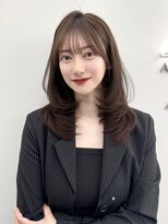 アマトウキョウスマートサロン(AMA TOKYO×Smart Salon) 韓国ヘア レイヤー 顔まわり