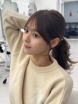 アマトウキョウスマートサロン(AMA TOKYO×Smart Salon) くびれレイヤー/顔まわりカット/レイヤーカット/小顔ヘア