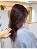 【kai】インナーカラー×cassis pink