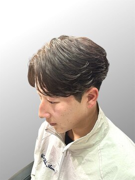 アノ(Ano.) 大分20代30代センターパートフェザーパーマニュアンスフェザー