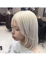 クリーム 大宮(CREAM)&nbsp;ホワイトレイヤーボブ