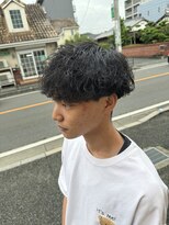 フロウ バイ アストレアウィズスキル(FLOW by astraea with skill)&nbsp;波巻きスパイラルパーマ糟屋郡/10代/20代/メンズカット