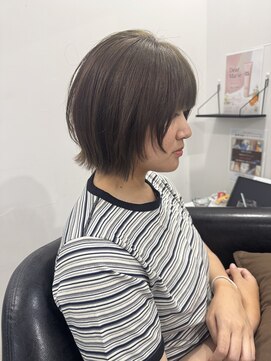ザ アクネ 岡崎竜美丘店(THE ACNE) ♪レイヤーボブ_レイヤー_マロンベージュ